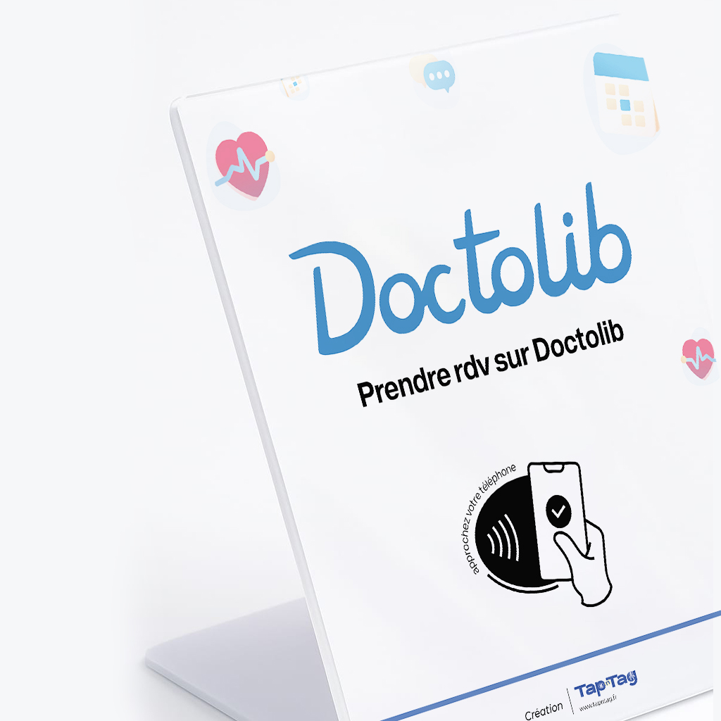 Stands PVC Doctolib - Modèle #SD214A