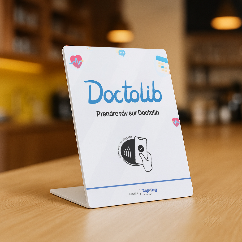 Stands PVC Doctolib - Modèle #SD214A