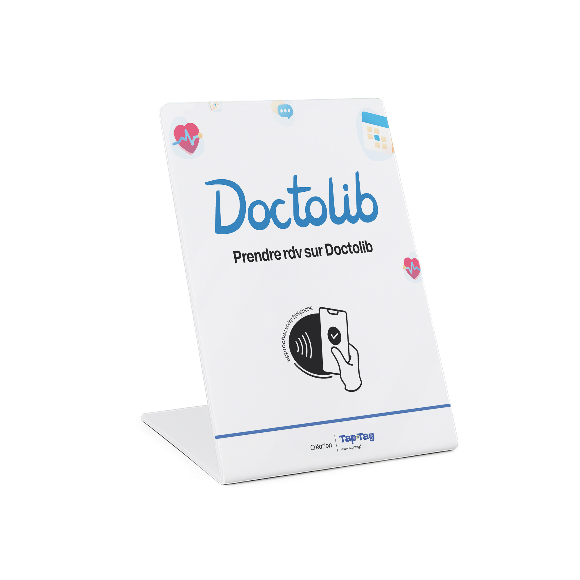 Stands PVC Doctolib - Modèle #SD214A