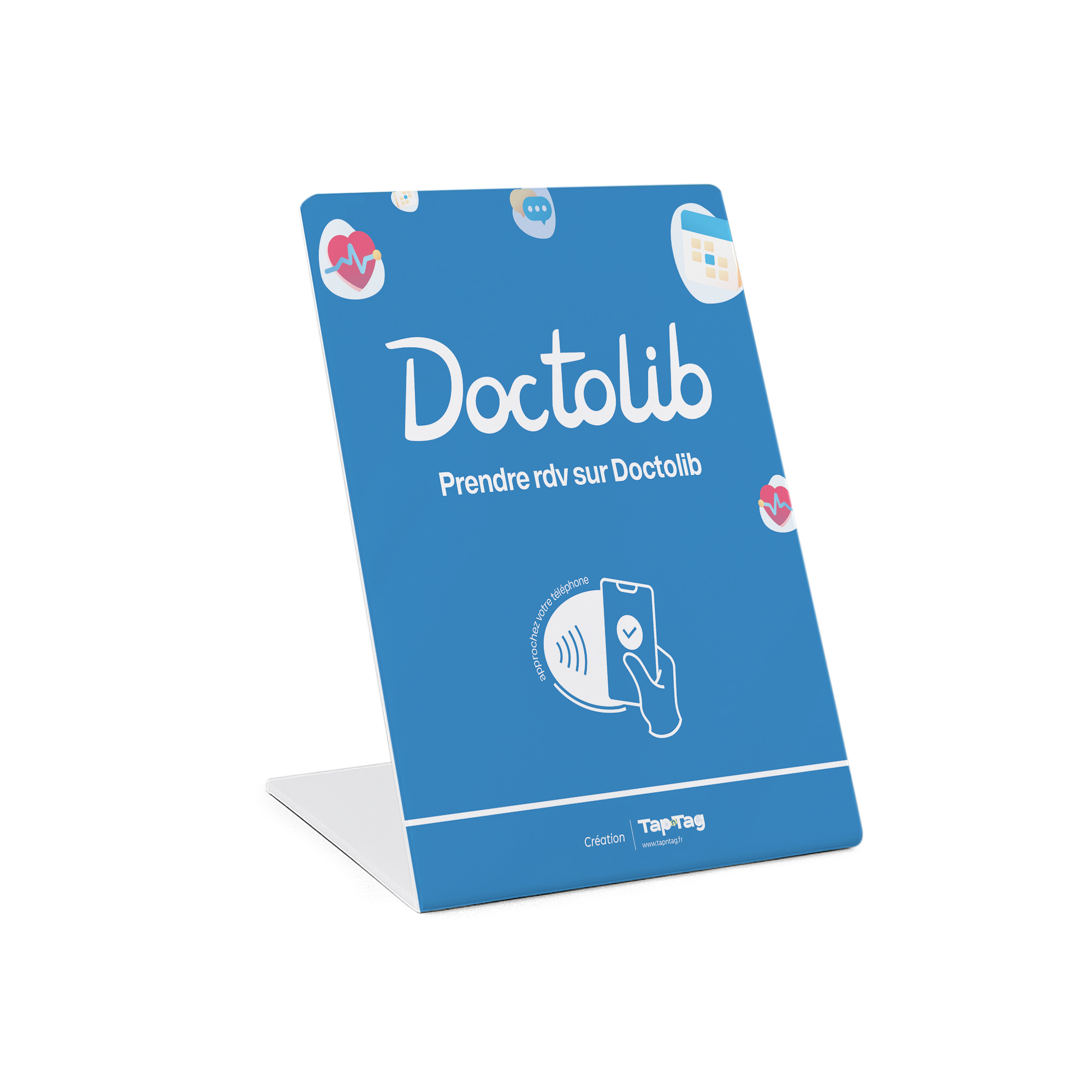 Stands PVC Doctolib - Modèle #SD215B
