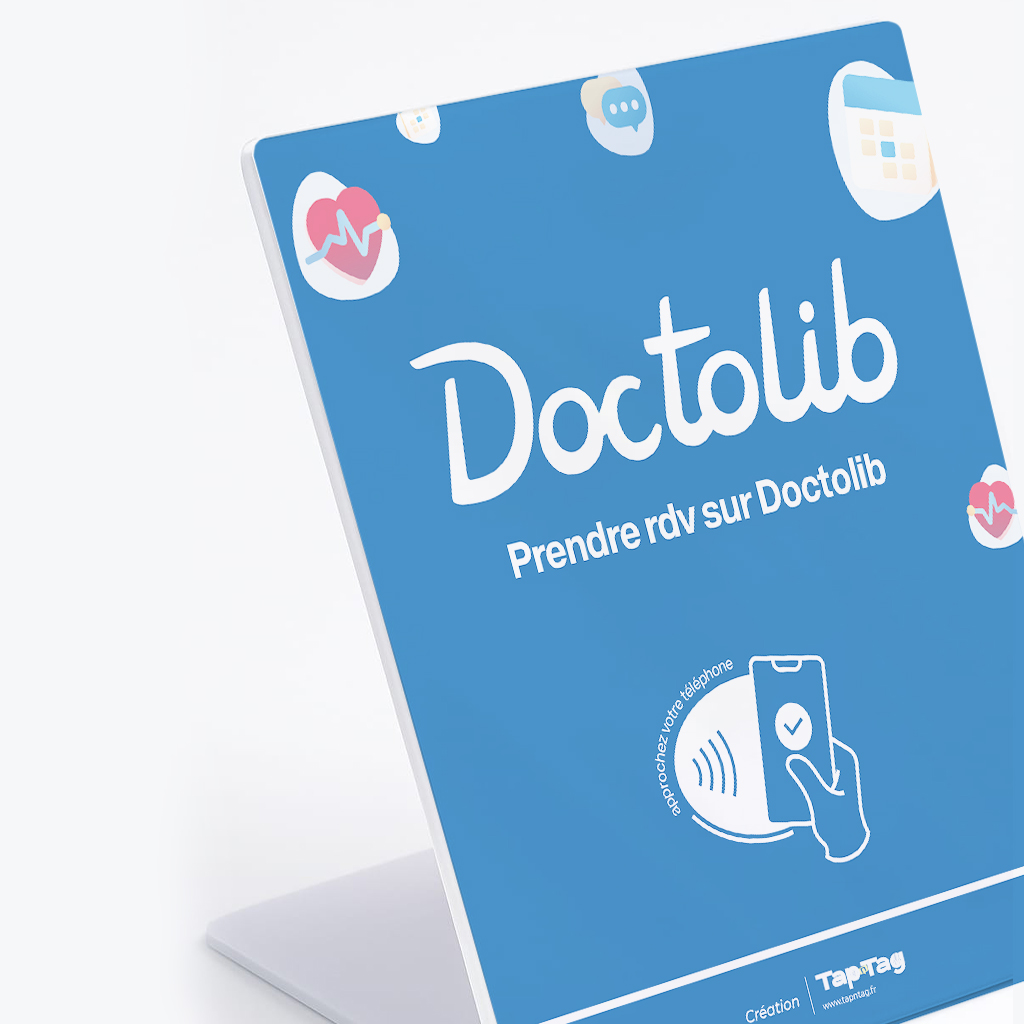 Stands PVC Doctolib - Modèle #SD215B