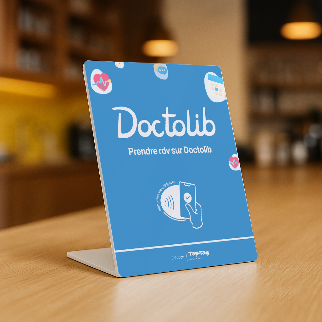 Stands PVC Doctolib - Modèle #SD215B