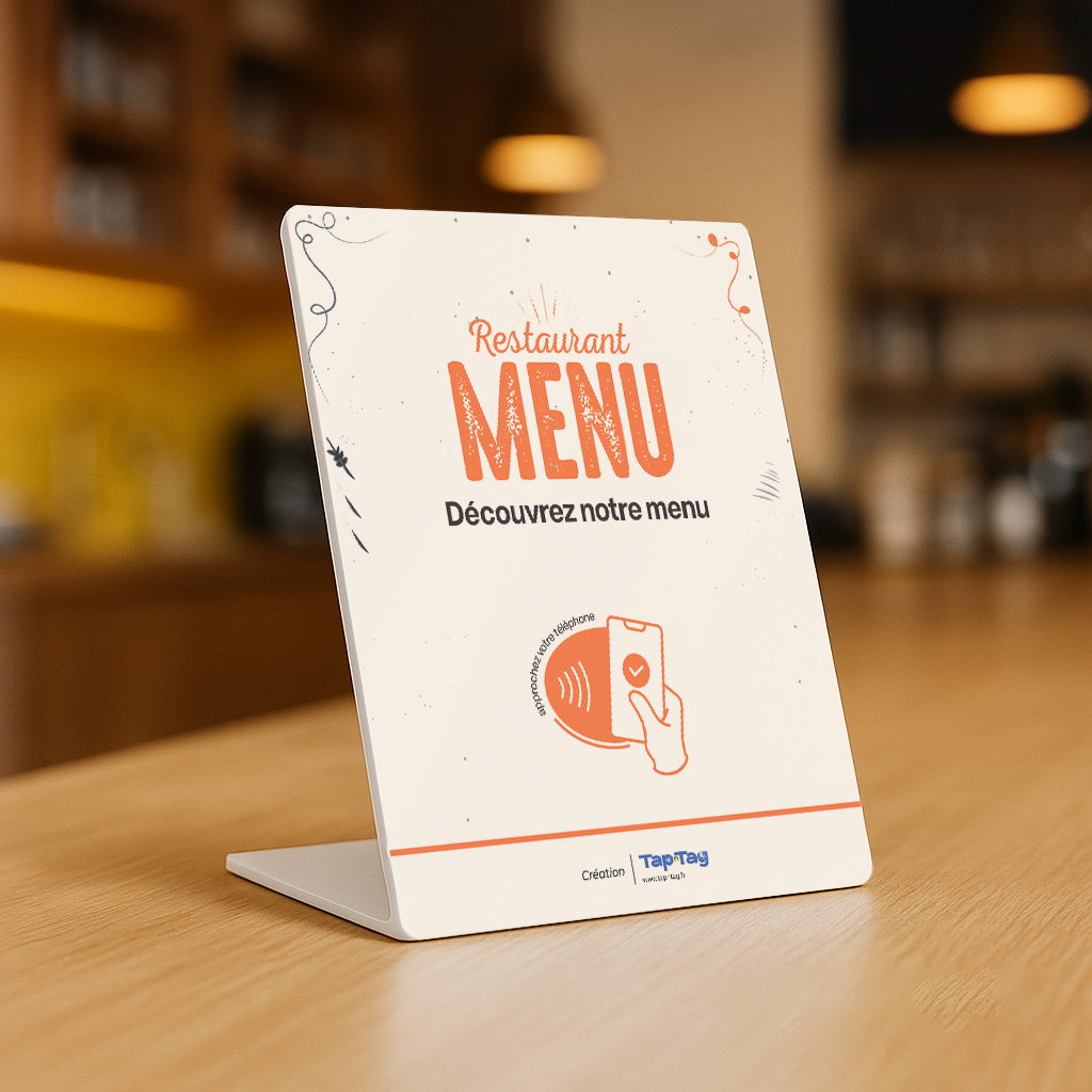 Stands PVC Menu Restaurant - Modèle #SM216B