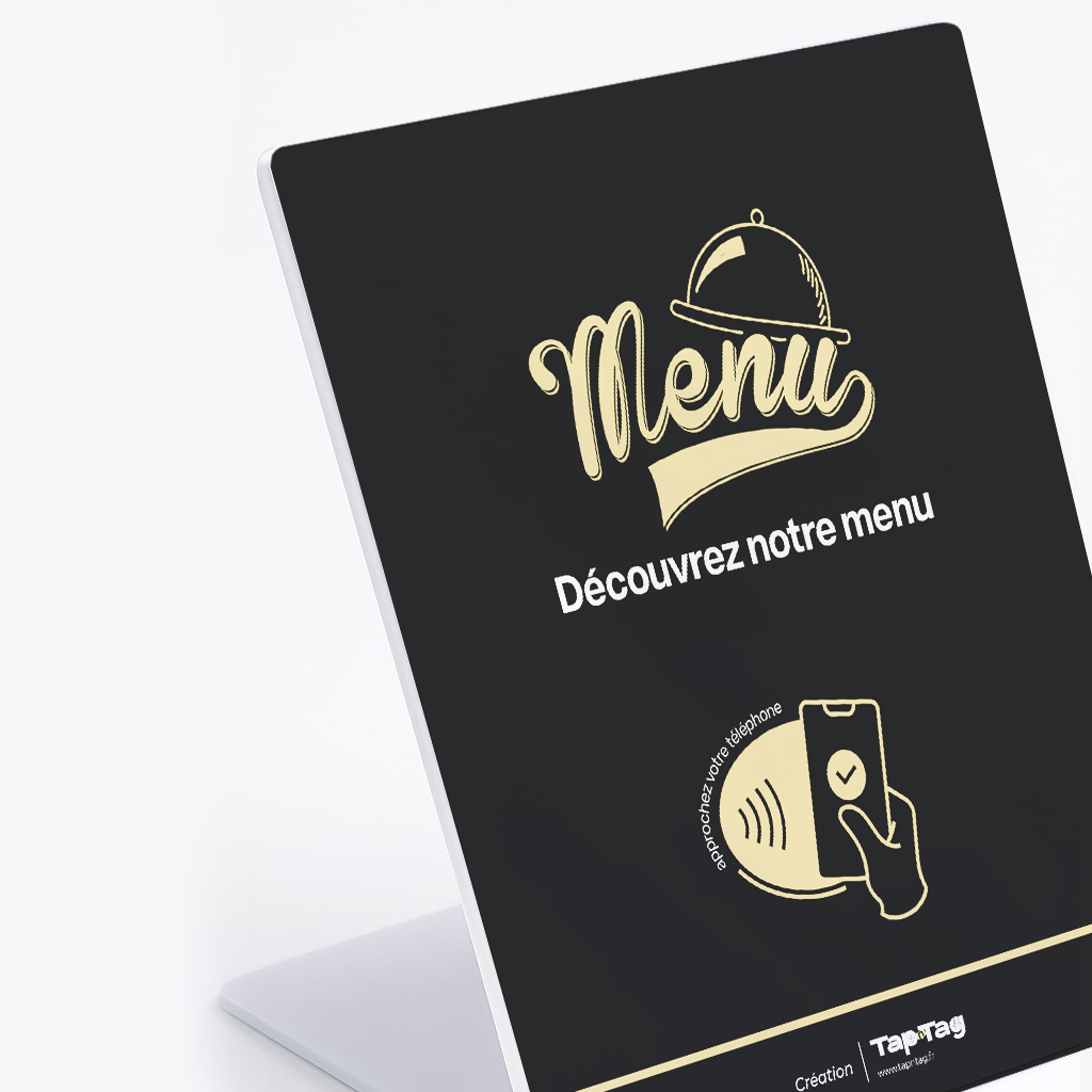 Stands PVC Menu Restaurant - Modèle #SM217N