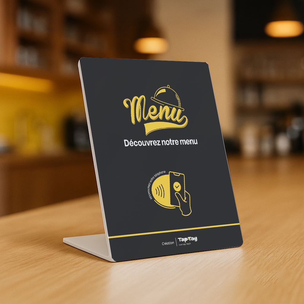 Stands PVC Menu Restaurant - Modèle #SM217N